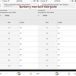 burberry belts sale|burberry belt size chart.